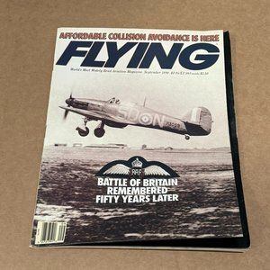 FLYING Magazine - The Battle of Britain / Flying VFR Argus 3000 - September 1990